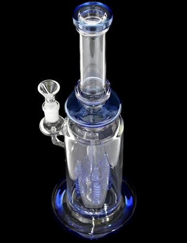 12" Color Rim Rocket Perk Water Pipe