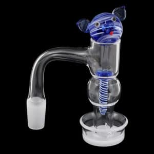 Round Belly White Bottom Slurper w/ Marble and Nail Set