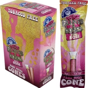 Royal Blunts N Roses - Royal Rose Cones with Glass Tips