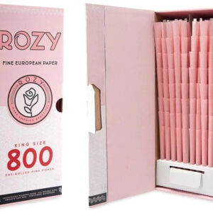 Rozy Pink Pre-Rolled Cones - King Size – 800ct Bulk
