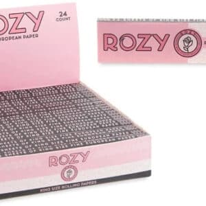 Rozy Pink Rolling Papers - King Size 24pk