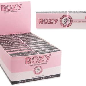 Rozy Pink Paper + Tips - King Size Bouquet 24pk