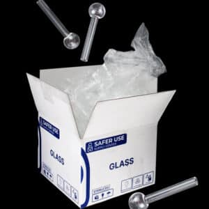 100ct 4" Safer Use Supply Sterile Individually Wrapped Oil Burners