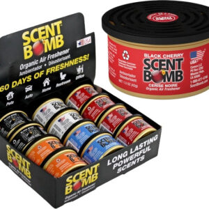Scent Bomb Scent Cans Organic Air Freshener 12pk