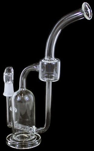 12" Scientific Inline Recycler 14mm Oil Rig Water Pipe