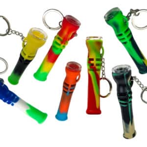 10ct Silicone Keychain Chillum