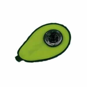 Silicone Hand Pipe with Glass Bowl - Avocado