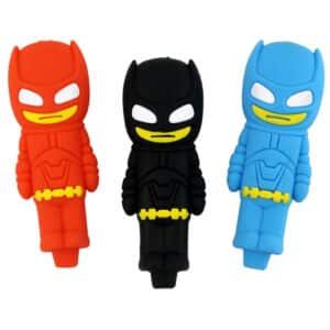 Silicone Hand Pipe with Glass Bowl - Batman