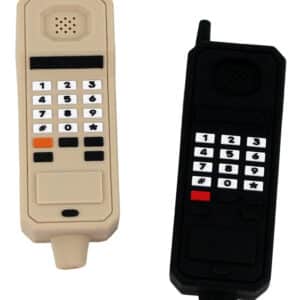 Silicone Hand Pipe with Glass Bowl - Cellphone