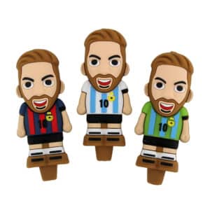 Silicone Hand Pipe with Glass Bowl - Messi