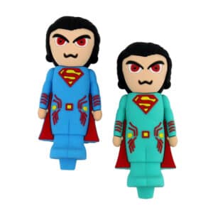 Silicone Hand Pipe with Glass Bowl - Superman