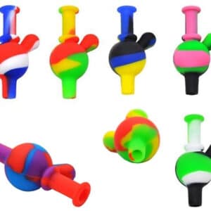 10ct Silicone Bubble Carb Cap Assortment