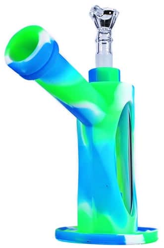 7" Silicone Shower Diffuser Glass Window Water Pipe