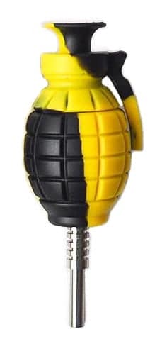 3ct 6" Grenade Silicone Nectar Collector Assortment