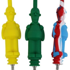 3ct 9" Homer Silicone Nectar Collector with 10mm Titanium Nail