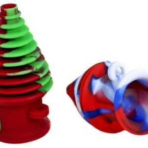 10ct Tower Shape Silicone Mouthpiece Assortment For Water Pipe