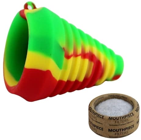 4ct Silicone Mouthpiece with Carbon Filter Assortment - Image 3