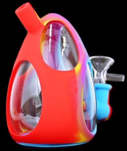5" Silicone Yoshi Perk Egg Water Pipe