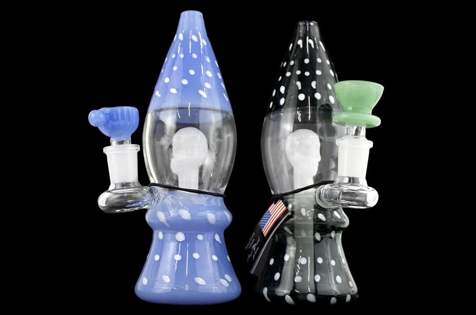 7" Skull Cone Water Pipe