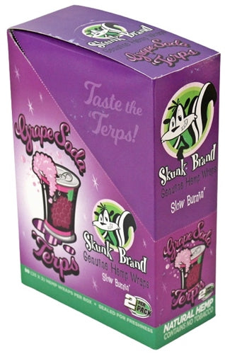 Skunk Brand Genuine Hemp Wraps - Grape Soda