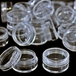 50ct Plastic Screw Top Lip Balm Container