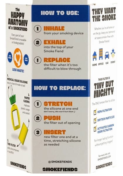 SmokeFiends - Eco-Friendly Personal Air Filter - Trixx The Ghost - Image 6
