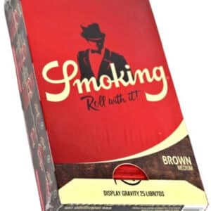 Smoking Brown Rolling Papers - 1 1-4 Medium Size