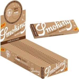 Smoking Thinnest Unbleached Rolling Paper - 1 1-4 Medium Size