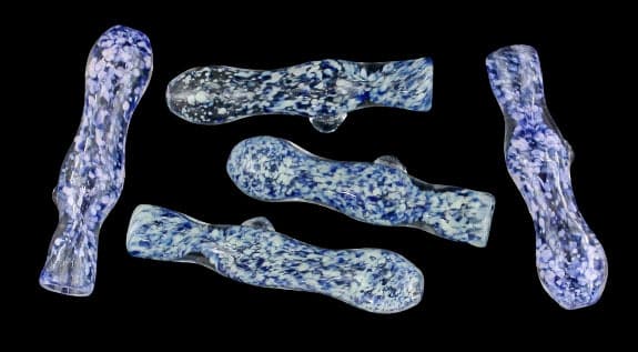 10ct 3" Spackle Frit Chill Chillum Hand Pipe