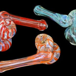 10ct 3.5" Spiral Art Sidecar Bubbler Assortment