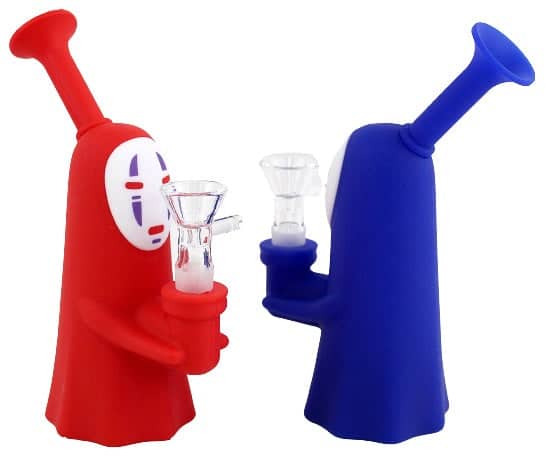 7" Spirited Away Kaonashi Silicone Water Pipe