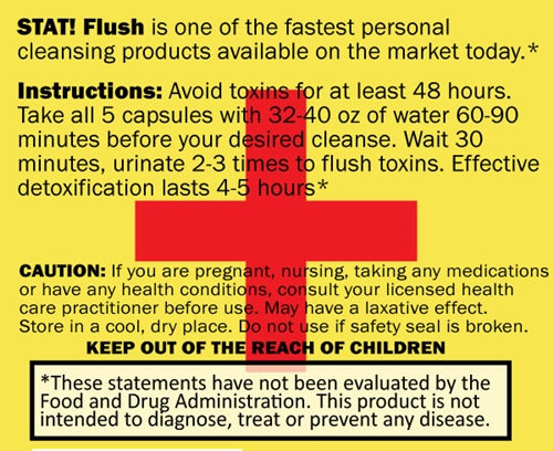 STAT Extra Strength Flush 5 Capsules