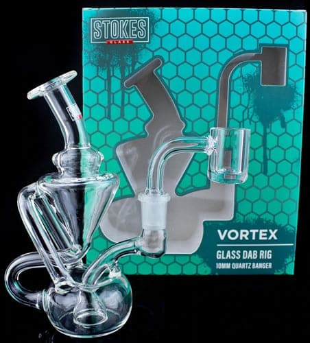 Stokes Glass Dab Rig - Vortex