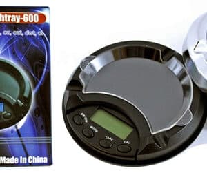 Superior Balance 600g x 0.1g Digital Scale Ashtray-600