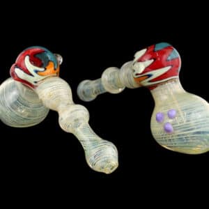 7" Reversal Art Gravity Swirl Fuming Hammer Bubbler