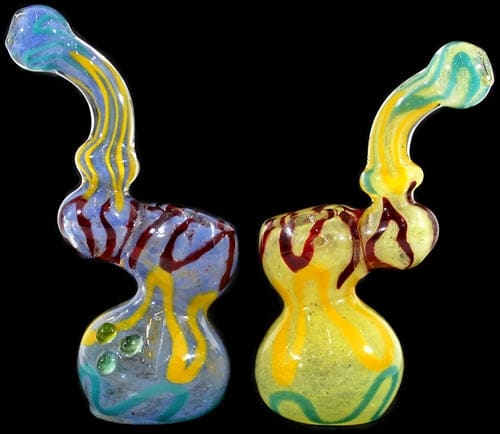 2ct 5" Cursive Frit Color Art Bubbler Assortment - Image 4