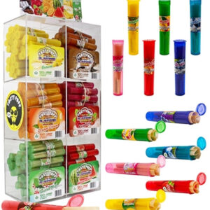 Tasty Puff 1 1/4 Flavored Pre-Rolled Cones 180 3pk Tubes with Display