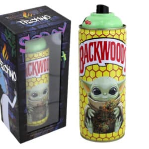 Techno Spray Can Design Torch Lighter - Backwoods Grogu