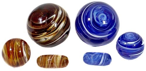 5ct Pearl Marble Pill Set Assortment for Terp Slurper