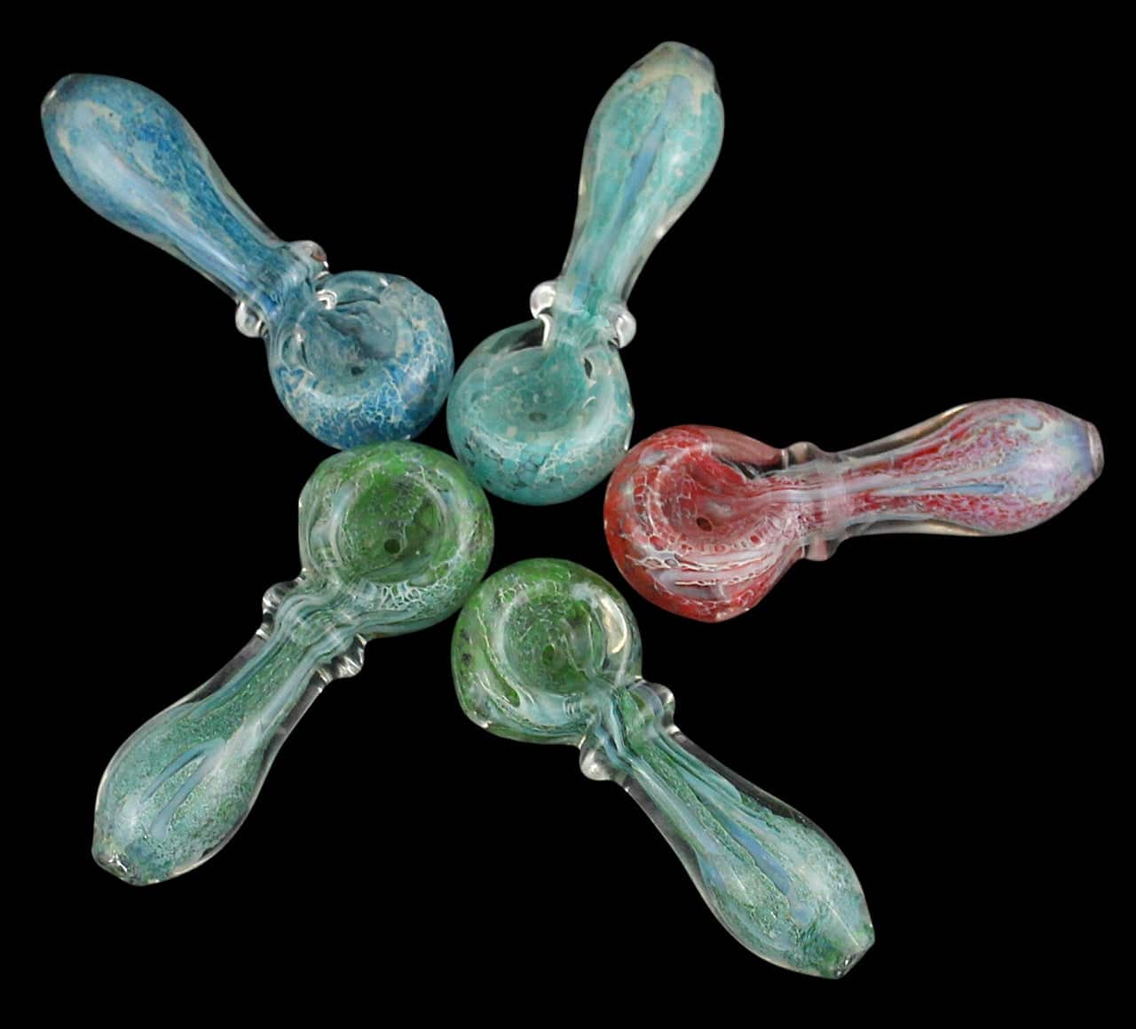 10ct 3" Trail Spoon Hand Pipe Assortment