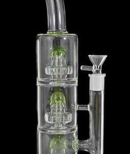 13" Triple UFO Perk Color Rim Water Pipe