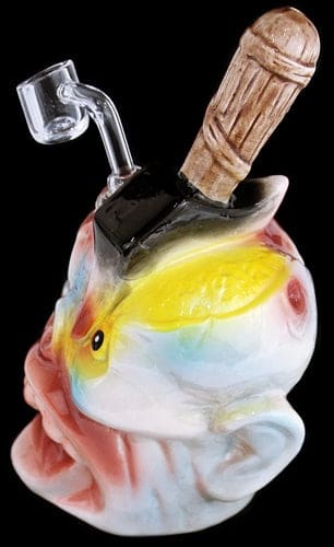 8" Ceramic Art Oil Rig - Troll Slayer