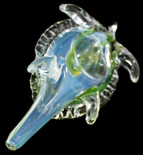 6" Animal Glass Pipe - Turtle
