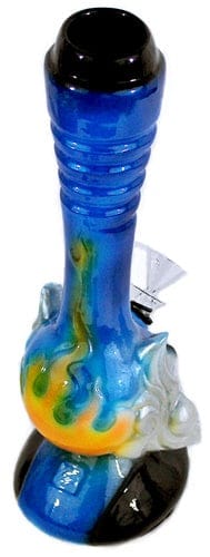 12" Twisted Ceramic Lucky 13 Water Pipe