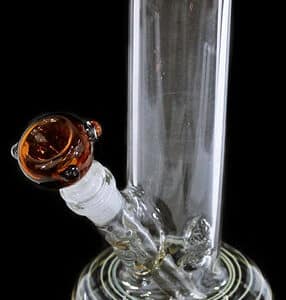 9" Twisted Glass Heavy Bagel Water Pipe
