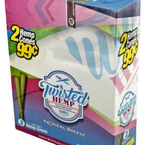 Twisted Hemp CONES - Tropical Breeze