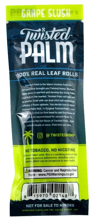 Twisted Palm Mini Rolls - Grape Slush