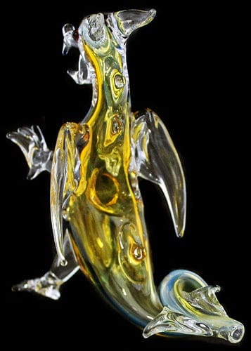 6" Animal Glass Pipe - Twisted Tail Dragon
