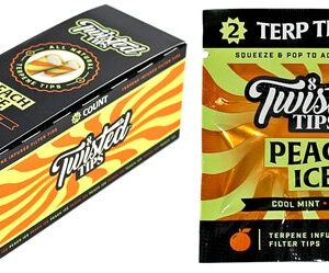 Twisted All Natural Terpene Tips - Peach Ice