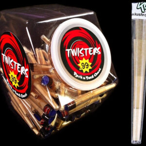 Twisters Pack N Twist Cones With Doob Tube 100ct Jar